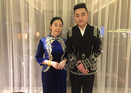 高潔與海生合影