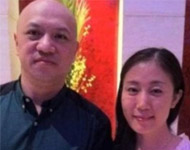 高潔與黃一真老師合影