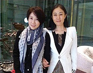 高潔與李翊君合影